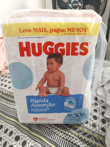 Vendo pacote de fraldas huggies