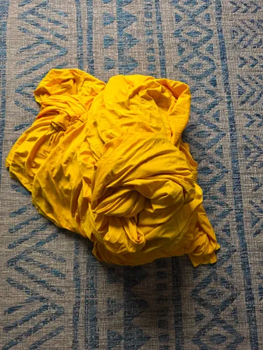 Tecido Acrobático Amarelo