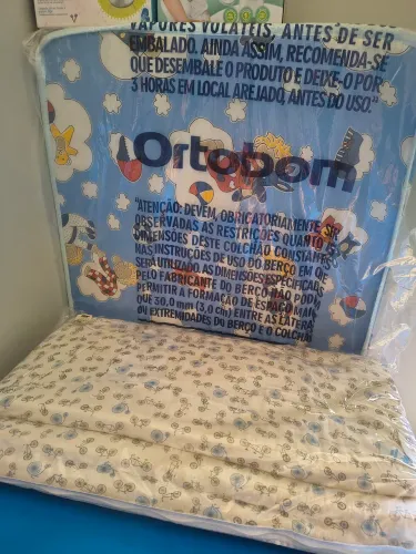 Colchão para berço + colchonete
