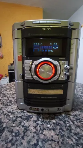 Míni sistem Sony gn 990 funcionando cd tudo perfeitamente pronto pra envios