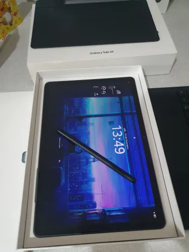 tab s9 com snapdragon 8 gen 2 com acessórios (ler descrição)