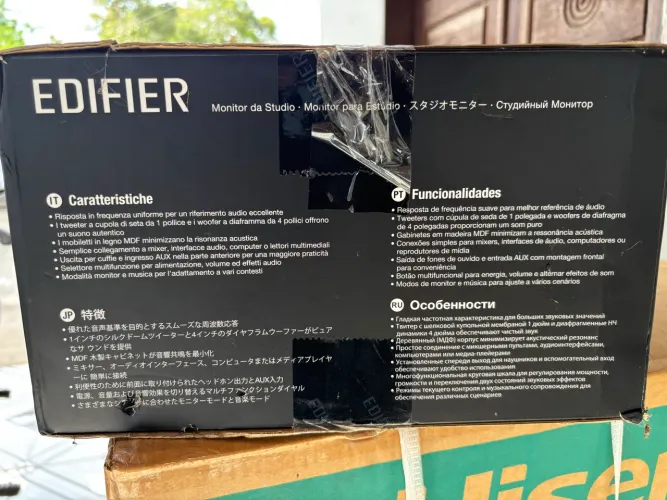 Caixa de monitor para studio. Excelente sonoridade.