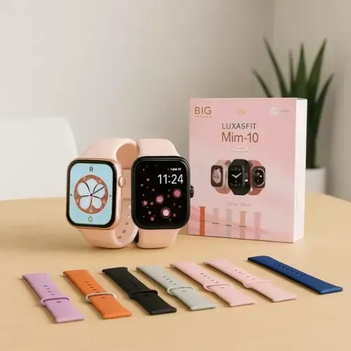 Smartwatch Relógio para Pulso Fino NOVO com 8 Pulseiras