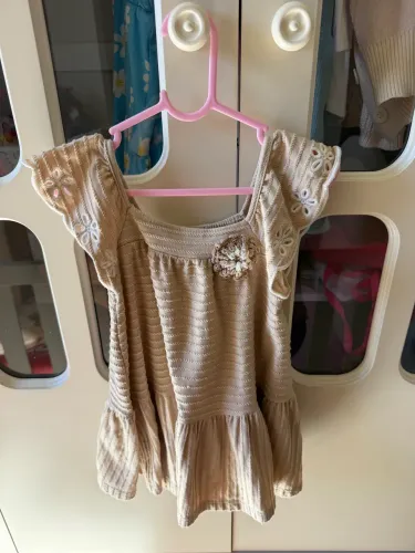 Vestido Milon nude 1 ano 