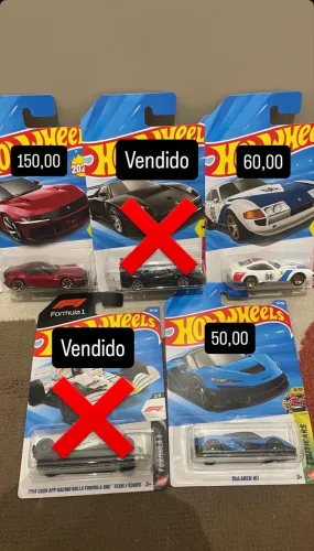 Hotwheels, F1 visa cash, Ferrari F40, 12 cilindri, 365 e McLaren W1