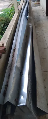 Calha Galvanizada 7,5 metros - Nova