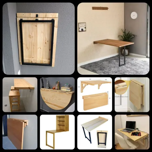 Mesas dobravel de parede