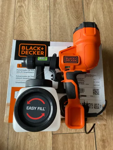 Pistola de Pintura Elétrica Black Decker 110V