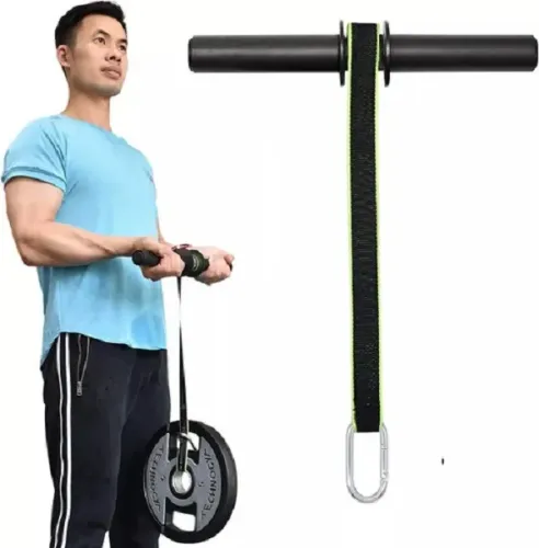 Rolete Barra Fortalecedor De Punho Antebraço (wrist Roller)