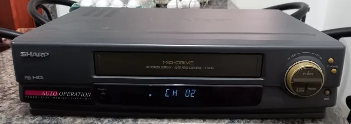 Vídeo Cassete Sharp 4 cabeças