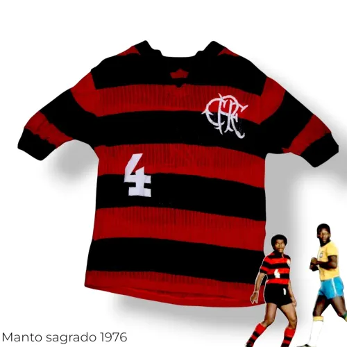 Camisa de jogo do Flamengo - 1976 | Usada por Merica