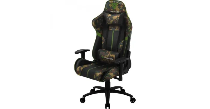 Cadeira Gamer ThunderX3 BC3 Camo Verde Militar