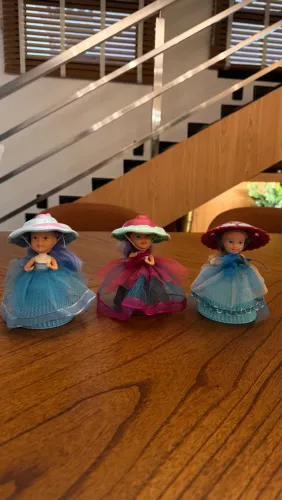 Lote 3 Bonecas Cupcake Surpresa Estrela Vintage - Coleção Rara