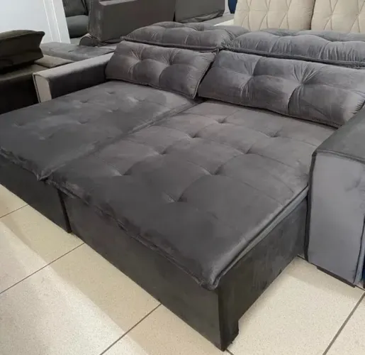 Sofá retrátil e reclinável 2,50cm