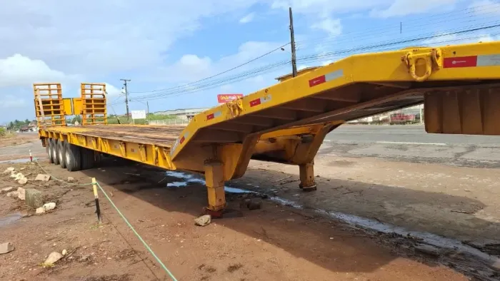 Prancha 4 Eixos com Rampas Hidráulicas