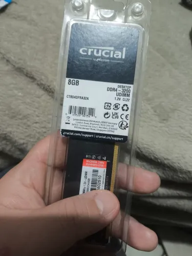 Memória ddr4 8gb Crucial 3200 mhz