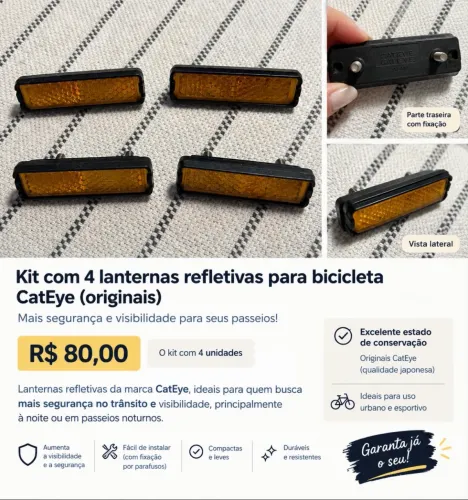 Lanternas para bicicleta!!!