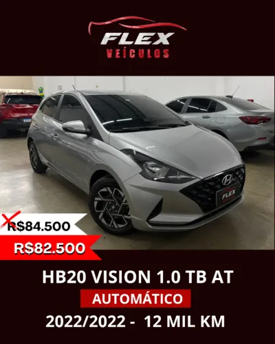Hyundai HB20 Vision 1.0 TB Flex 12V Aut. 2022