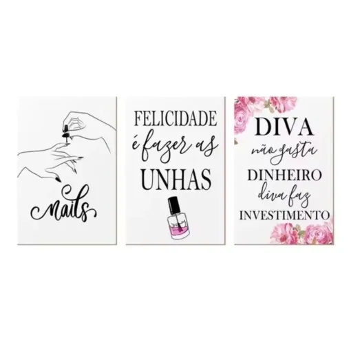 Quadro decorativo salão