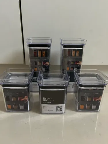 Kit 5 Potes Herméticos - NOVOS