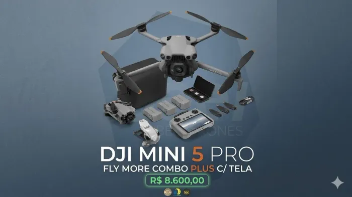 Drone Dji Mini 5 Pro FLY More Combo Plus (Dji RC2)