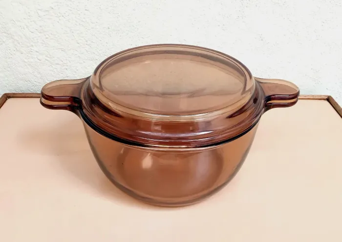 Caçarola de Vidro Vision, Capacidade 2.5 Litros, Com Tampa
