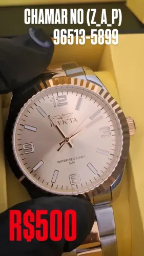 Relógio INVICTA OFICIAL COM CAIXA ORIGINAL + CERTIFICADO