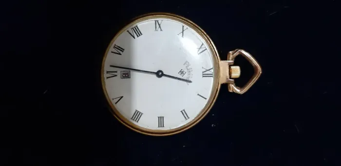 Relógio de Bolso Plimmy com Calendário a Corda