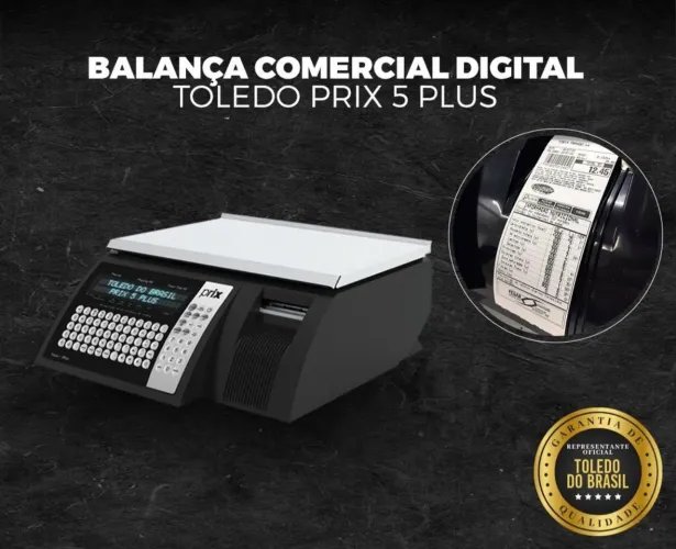 Balança TOLEDO PRIX 5 PLUS - 30 KG