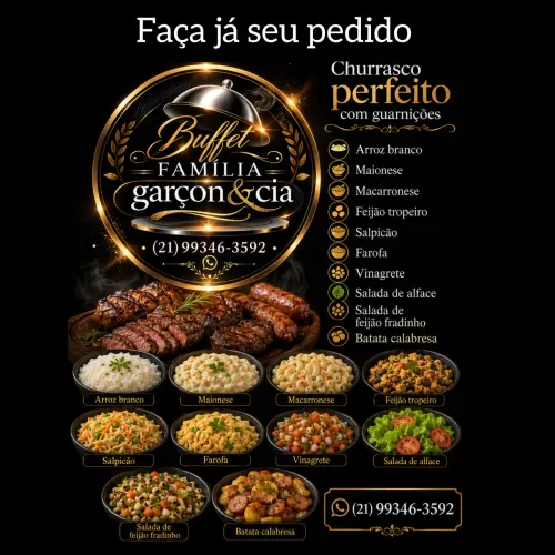 Guarnições para seu churrasco 