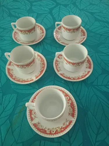 jogo de café porcelana