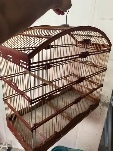 Gaiola usada em estado de nova