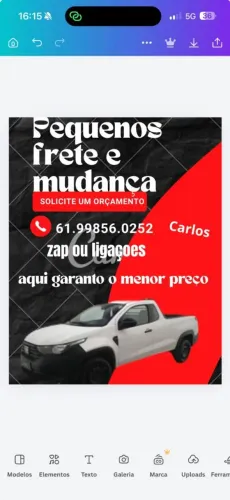 Pequenos fretes e mudanças 61.99856.0252