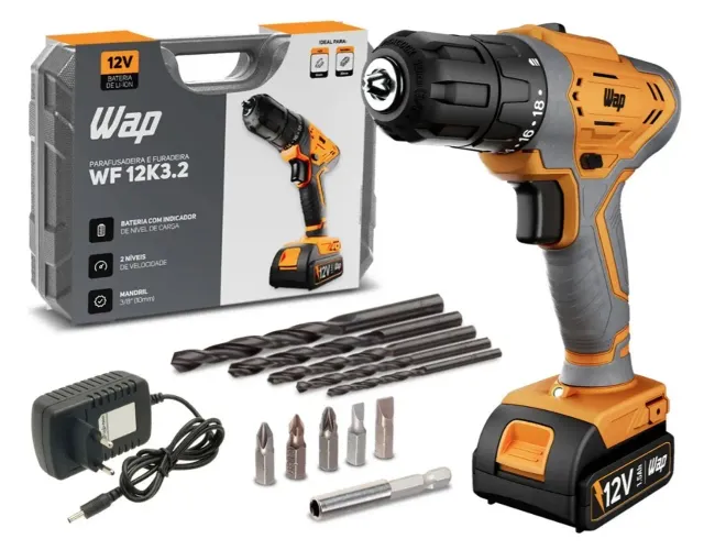 Parafusadeira e Furadeira de Impacto 110/220v 12k3.2 LACRADA