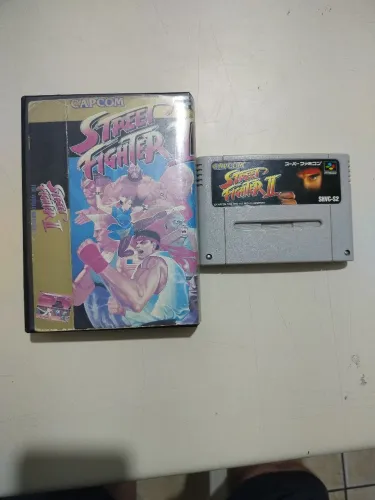 Cartucho super Nintendo Street Fighter