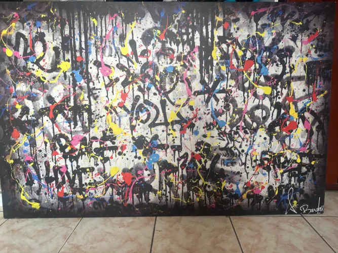 Quadro arte Grafite 