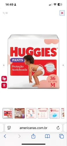 fralda huggies M