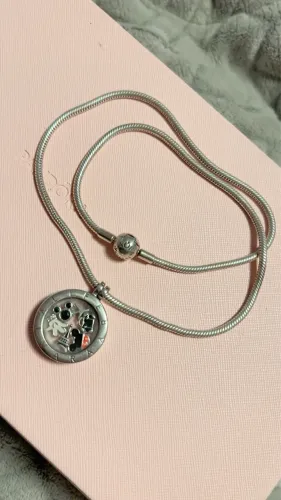 Colar Pandora original, corrente com caixa