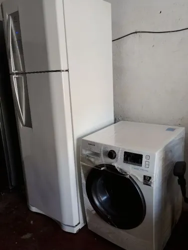 Geladeira e máquina de lavar combo