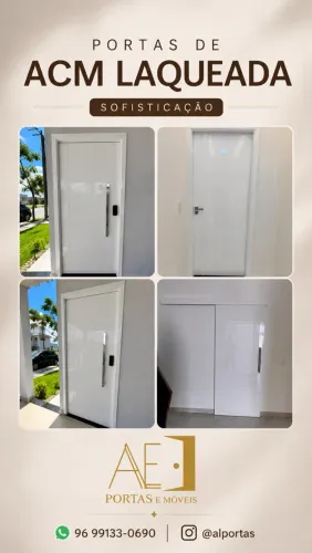 Portas de ACM, MDF e Madeira