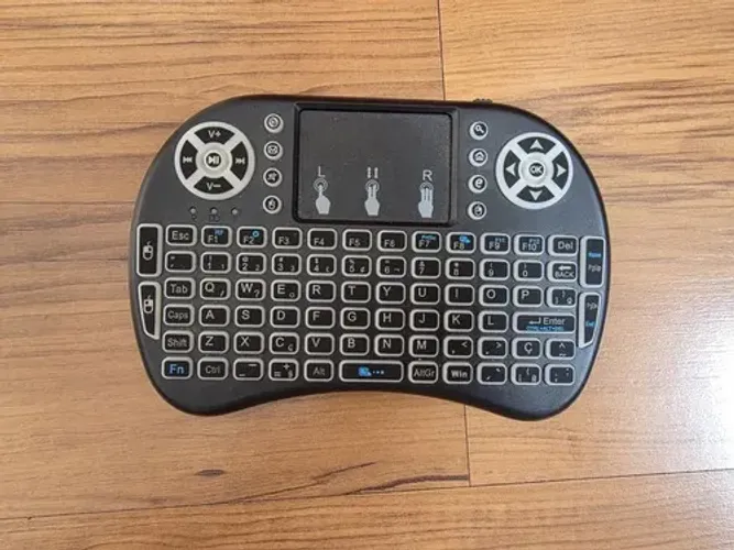 Mini Teclado Wireless Com Touchpad Ideal Para Tv Box / Sma