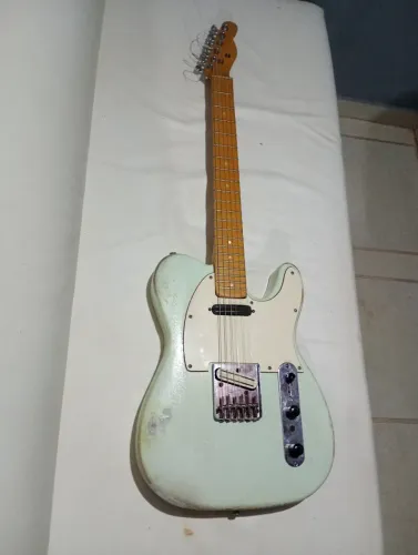 Guitarra Telecaster Luther relic com 2 mini humbucker