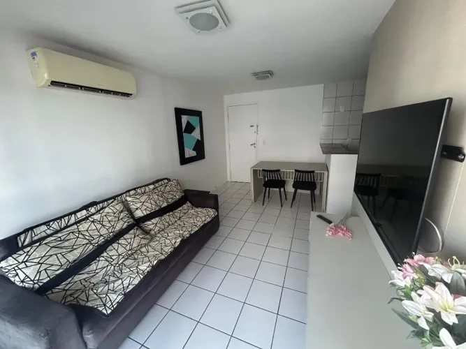 Apartamento Mobiliado com 1 dormitório para alugar, 40 m² por R$ 3.182,72/mês - Meireles -