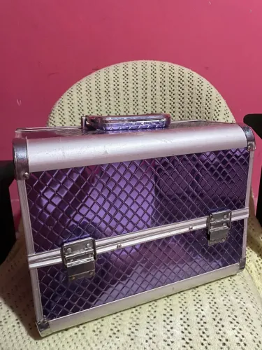 Maleta de Maquiagem / Cosméticos Profissional - 3 Andares