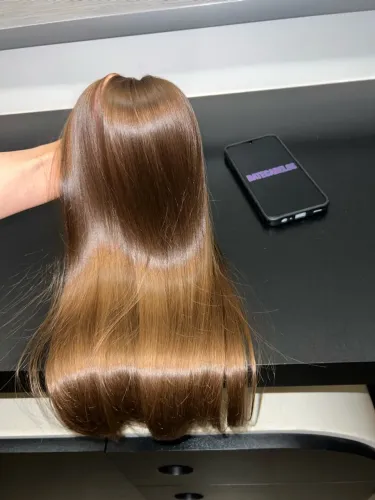 Cabelo virgem extra-fino loiro natural brasileiro do Sul