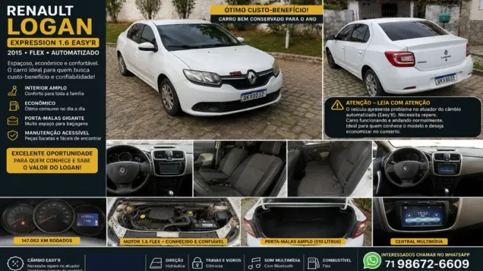 Renault Logan Expres. Easyr Hi-flex 1.6 8V 2016