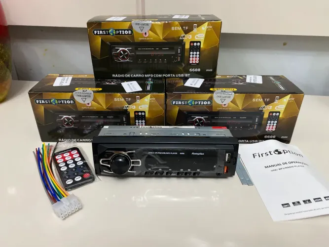 Toca cd com bluetooth e USB com controle remoto pronta entrega 
