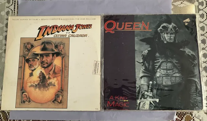 LP vinil Queen & Indiana Jones e a Última Cruzada trilha sonora do filme
