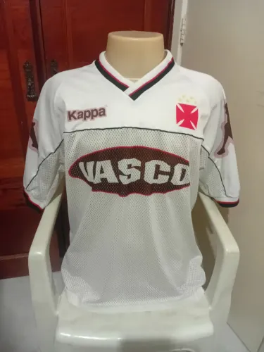 Camisa Vasco kappa treino 1998 branca gg