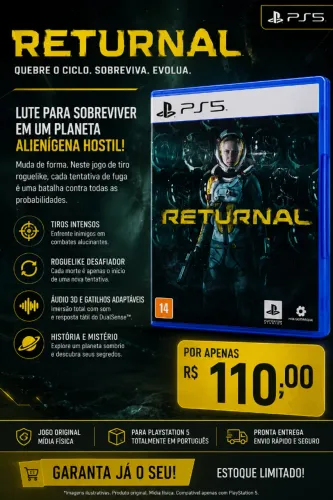 Returnal(PS5)-Mídia Física 